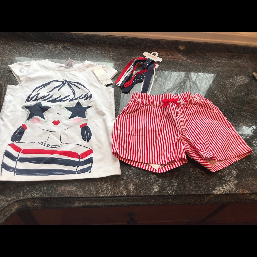 Little Girl’s 4th of July Outfit